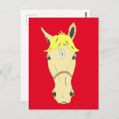 Cartoon Postkarte (Vorne/Hinten)