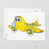 Cartoon Postkarte (Vorne/Hinten)