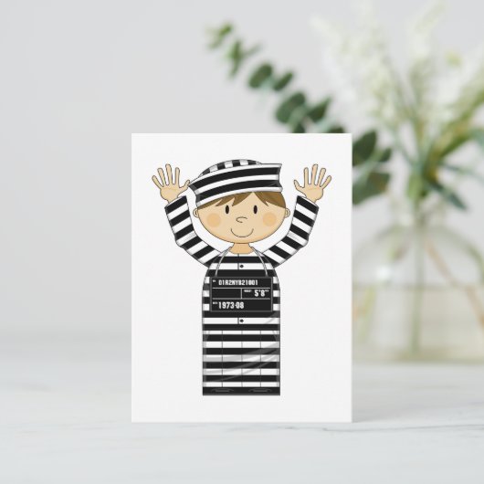 Cartoon Postkarte (Stehend Vorderseite)