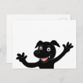 Cartoon Postkarte (Vorne/Hinten)