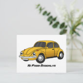 Cartoon Postkarte (Stehend Vorderseite)