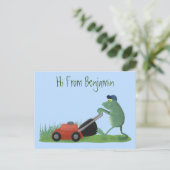 Cartoon Postkarte (Stehend Vorderseite)