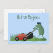 Cartoon Postkarte (Vorne/Hinten)