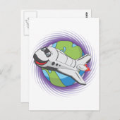 Cartoon Postkarte (Vorne/Hinten)