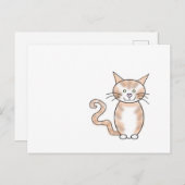 Cartoon Postkarte (Vorne/Hinten)