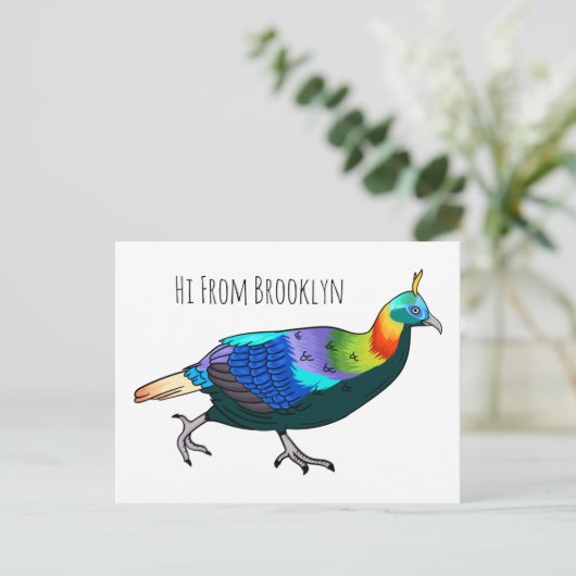 Cartoon Postkarte (Stehend Vorderseite)