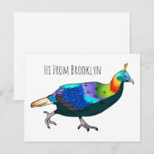 Cartoon Postkarte (Vorne/Hinten)