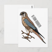 Cartoon Postkarte (Vorne/Hinten)