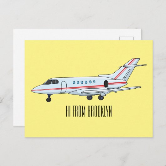 Cartoon Postkarte (Vorne/Hinten)