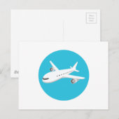 Cartoon Postkarte (Vorne/Hinten)