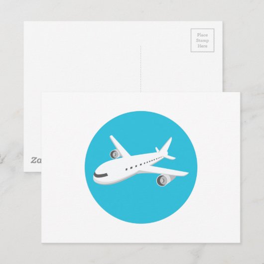 Cartoon Postkarte (Vorne/Hinten)