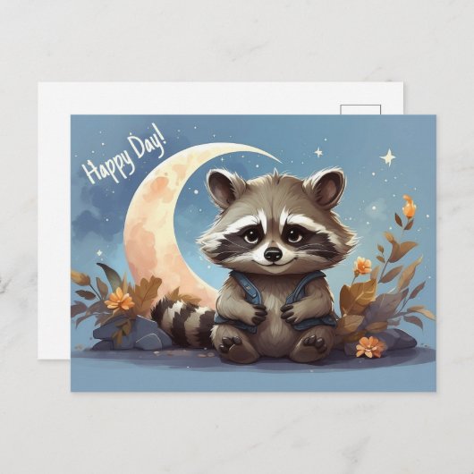 Cartoon Postkarte (Vorne/Hinten)