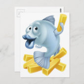 Cartoon Postkarte (Vorne/Hinten)