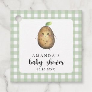 Cartoon Potato Baby Dusche Geschenkanhänger