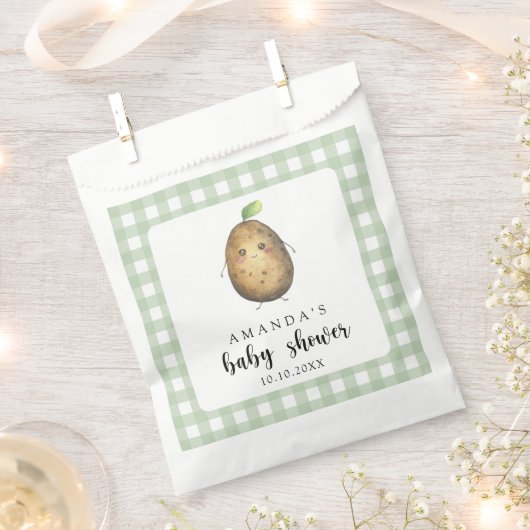 Cartoon Potato Baby Dusche Geschenktütchen (Ausgeschnitten)