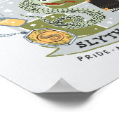 Cartoon Proud Slytherin Wappen Poster (Ecke)