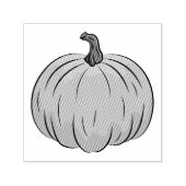 Cartoon Pumpkin-Form Permastempel (Design)