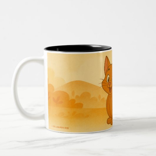 Cartoon Pumpkin Pals Tasse (Links)