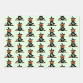 Cartoon Pumpkins Geschenkpapier Set (Vorderseite 2)
