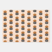 Cartoon Pumpkins Geschenkpapier Set (Vorderseite)