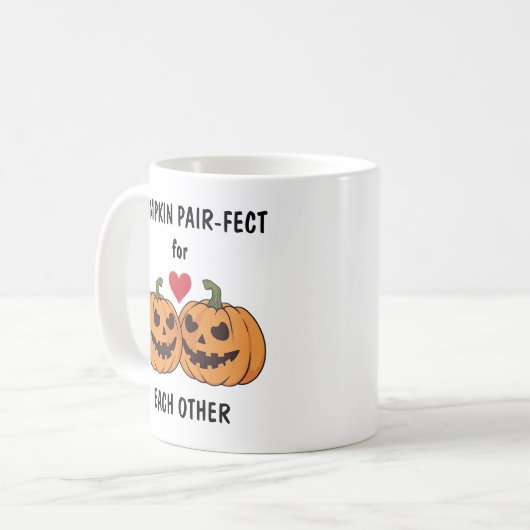 Cartoon Pumpkins Kaffeetasse (Vorderseite Links)