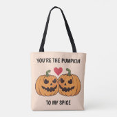 Cartoon Pumpkins Tasche (Rückseite)