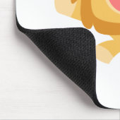 Cartoon Puncing Lion Mousepad (Ecke)
