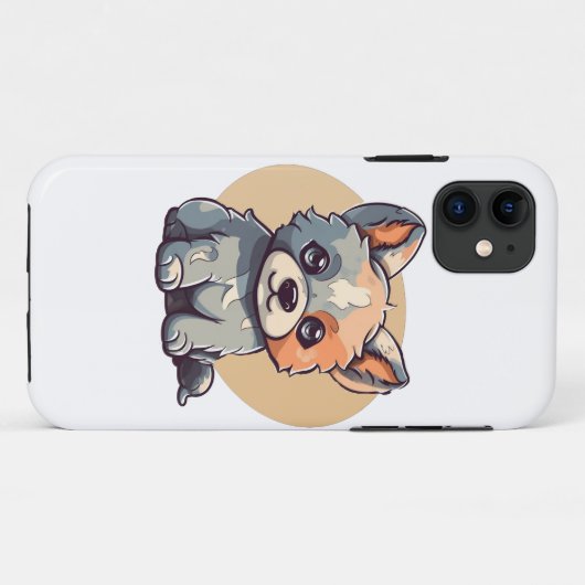CARTOON PUPPY Case-Mate iPhone HÜLLE (Rückseite (Horizontal))