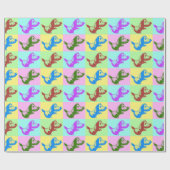 Cartoon Puppy Geschenkpapier (Flach)