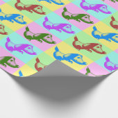 Cartoon Puppy Geschenkpapier (Ecke)