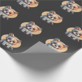 CARTOON PUPPY GESCHENKPAPIER (Ecke)