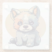 CARTOON PUPPY GLASUNTERSETZER (Rückseite)
