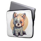 CARTOON PUPPY LAPTOPSCHUTZHÜLLE (Vorderseite Links)