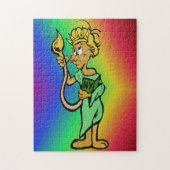 Cartoon Puzzle: New York Lion Puzzle (Vertikal)