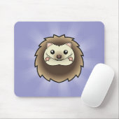 Cartoon-Pygmäe-Igel Mousepad (Mit Mouse)