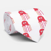 Cartoon-Quallen Krawatte (Gerollt)