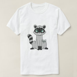Cartoon Raccoon T - Shirt