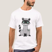 Cartoon Raccoon T - Shirt (Vorderseite)