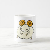 Cartoon Ram Sheep Coffee Tasse (Mittel)