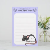 Cartoon-Ratte Briefpapier (Stehend Vorderseite)