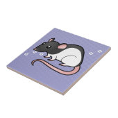 Cartoon-Ratte Fliese (Seite)