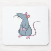 Cartoon-Ratte Mousepad (Vorne)