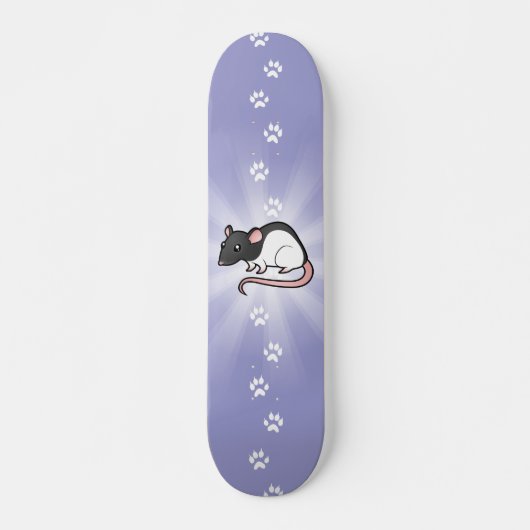 Cartoon-Ratte Skateboard (Vorne)