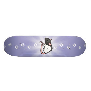 Cartoon-Ratte Skateboard