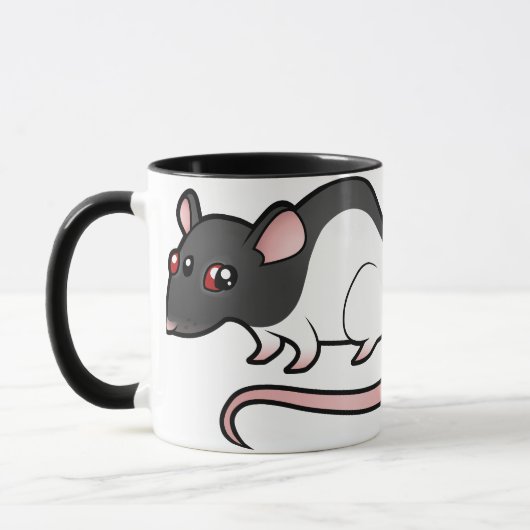Cartoon-Ratte Tasse (Links)