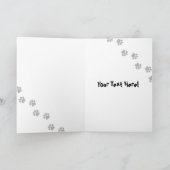 Cartoon-Ratten-Terrier/Spielzeugfox-Terrier Karte (Innenseite)