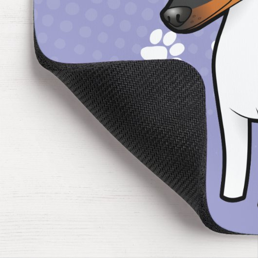 Cartoon-Ratten-Terrier/Spielzeugfox-Terrier Mousepad (Ecke)