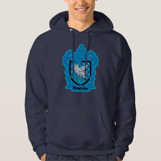 Cartoon Ravenclaw Wappen Hoodie (Vorderseite)