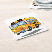 Cartoon Rechteckiger Pappuntersetzer (angewinkelt)