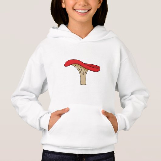 Cartoon Red Mushroom Hoodie (Vorderseite)